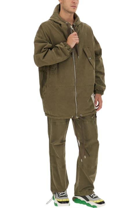 Moschino Coats & Jackets for Men Moschino Military Parka