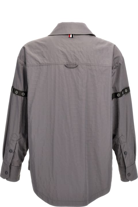 メンズ Thom Browneのコート＆ジャケット Thom Browne 'snap Front' Overshirt