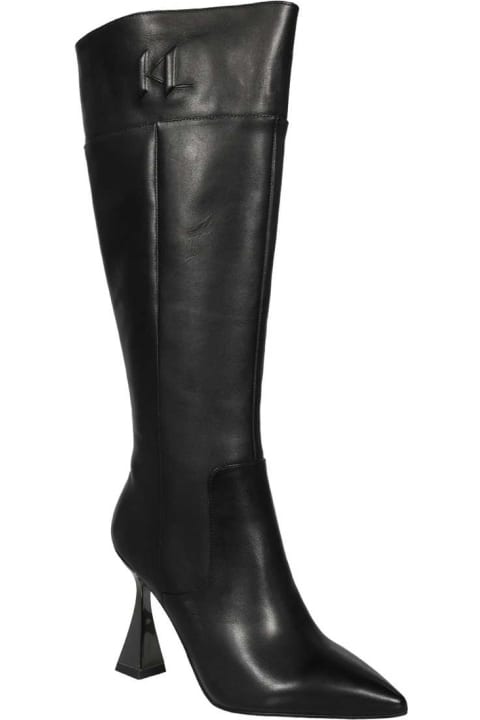 Karl Lagerfeld Boots for Women Karl Lagerfeld Leather Boots