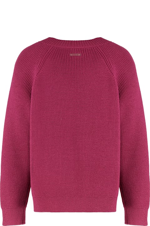 أدوات منزلية Calvin Klein Sweater With V-neck In Mixed Wool