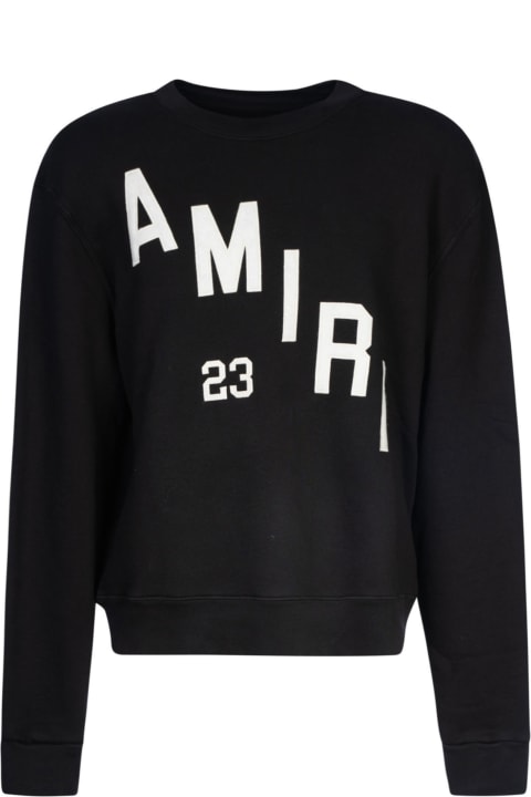 AMIRI Sweaters for Men AMIRI Amiri Appliqué Sweatshirt In Black