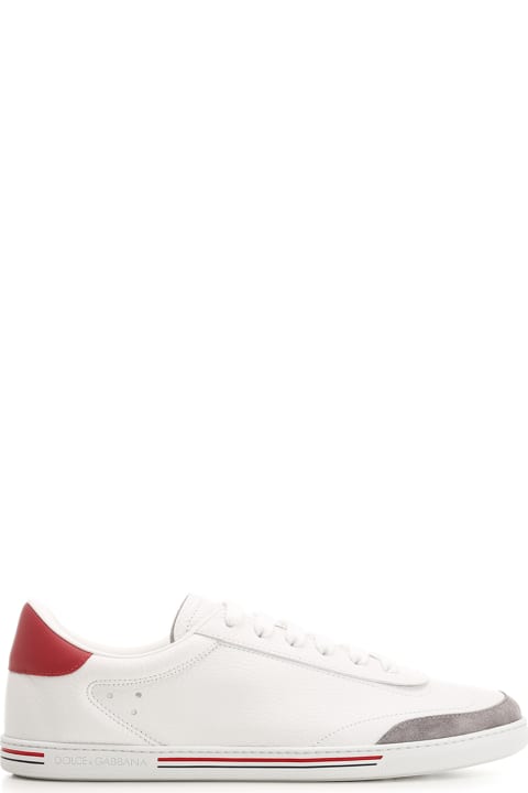 Dolce & Gabbana Sale for Men Dolce & Gabbana Stripe-detailed Round Toe Sneakers