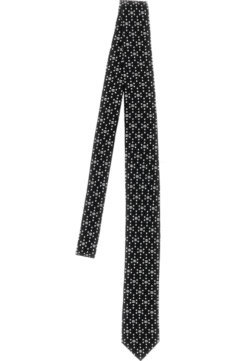 Dolce & Gabbana Ties for Men Dolce & Gabbana Logo Print Tie