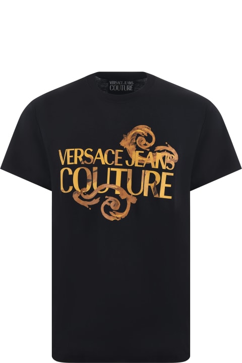 Fashion for Men Versace Jeans Couture Logo-printed Crewneck T-shirt Versace Jeans Couture