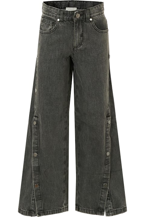 Homeware Stella McCartney Kids Black Jeans For Girl With Logo