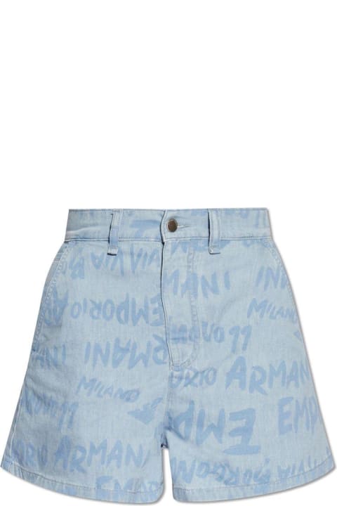 Emporio Armani Pants & Shorts for Women Emporio Armani Denim Shorts