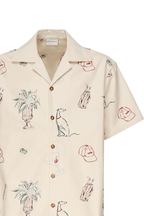 Drôle de Monsieur Clothing for Men Drôle de Monsieur Brodée Country Club Shirt