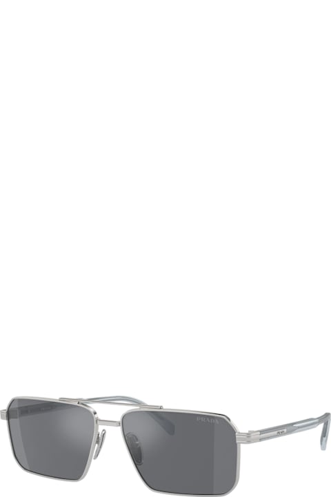 Prada Eyewear Kids Prada Eyewear Prada Pr A57s 1bc175 Argento Sunglasses