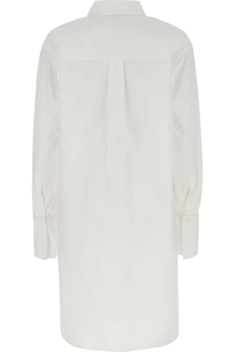Loewe for Women Loewe White Poplin Shirt Dress