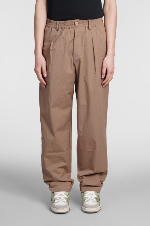 Pants In Brown Cotton