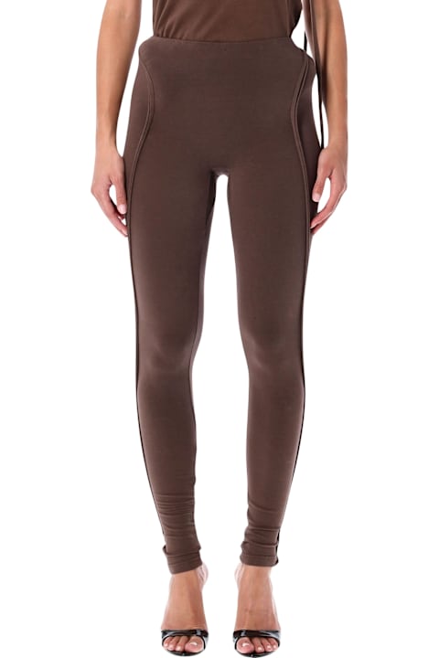 Ottolinger for Men Ottolinger Ottolinger Sculpted Hip Brown Organic Cotton Leggings
