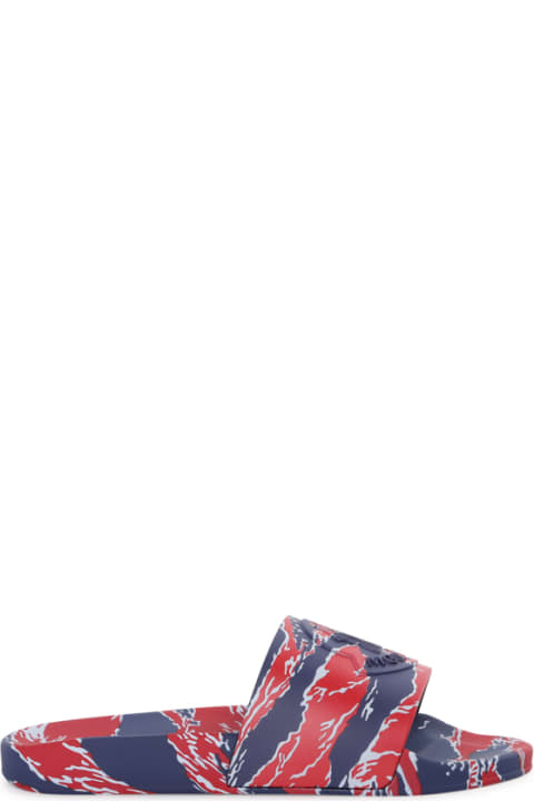 Other Shoes for Men Moncler Basile Slides With Embossed Logo