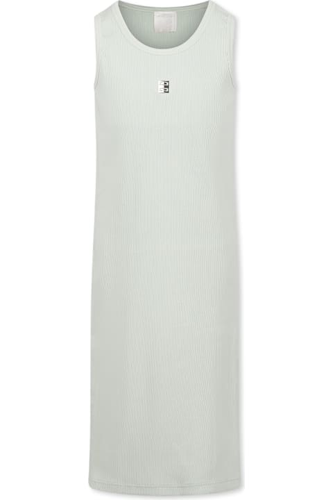 أدوات منزلية Givenchy Green Dress For Girl With Logo