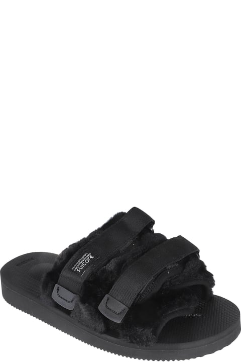 SUICOKE Other Shoes for Men SUICOKE Double Velcro Detail Logo Sandals