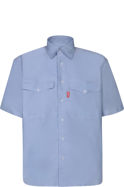 Fuct Clothing for Men Fuct Workwaer Blue Shirt