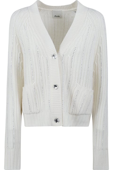 Allude for Men Allude Crystal Embellished Knit Cardigan