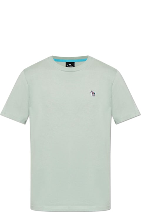 Paul Smith Topwear for Men Paul Smith Ps Paul Smith T-shirt With Logo-shaped Patch