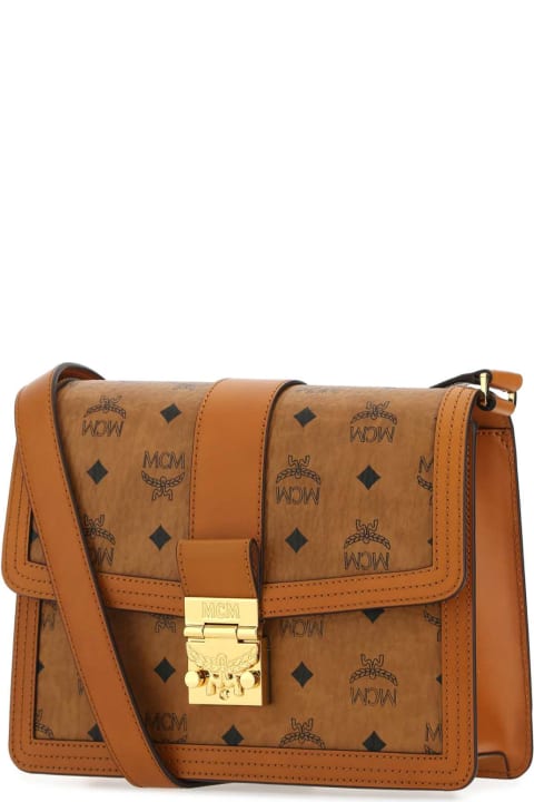 MCM Bags for Women MCM Printed Canvas And Leather Tracy Crossbody Bag