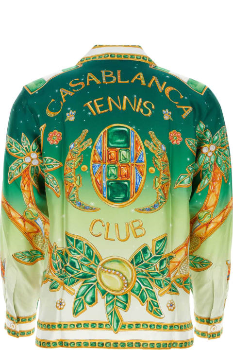 Casablanca Topwear for Women Casablanca Printed Twill Shirt