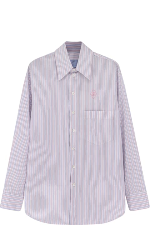 The Seafarer for Men The Seafarer Kim Striped Cotton Shirt