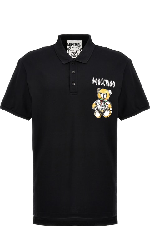 Homeware Moschino Drawn Teddy Bear Polo Shirt