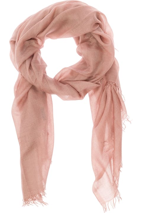 Scarves for Men Faliero Sarti Dianetta Cashmere And Silk Antique Pink Scarf Faliero Sarti Man