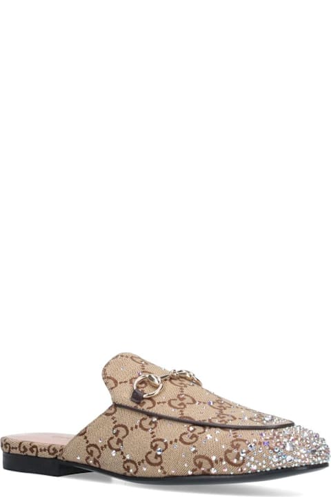 Gucci Sandals for Women Gucci Mules With Rhinestones 'princetown'