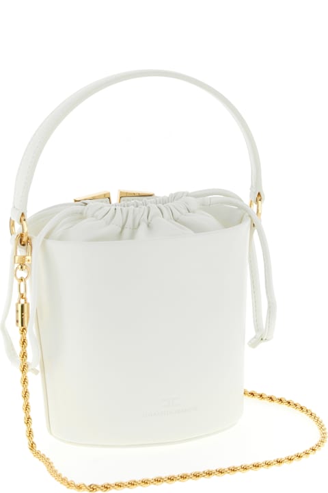 Elisabetta Franchi Bags for Women Elisabetta Franchi Logo Bucket Bag
