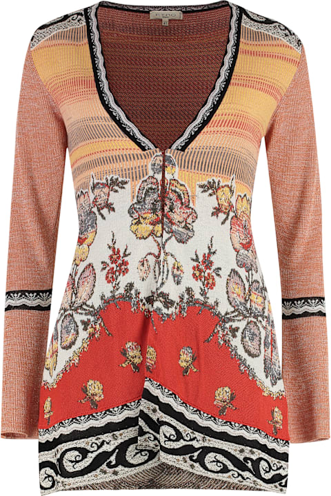 Homeware Etro Jacquard Knit Cardigan
