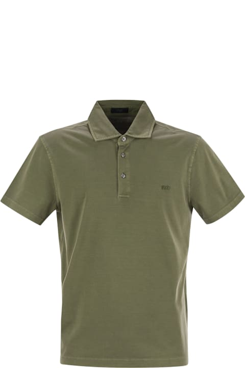 Fay for Men Fay Cotton Jersey Polo Shirt
