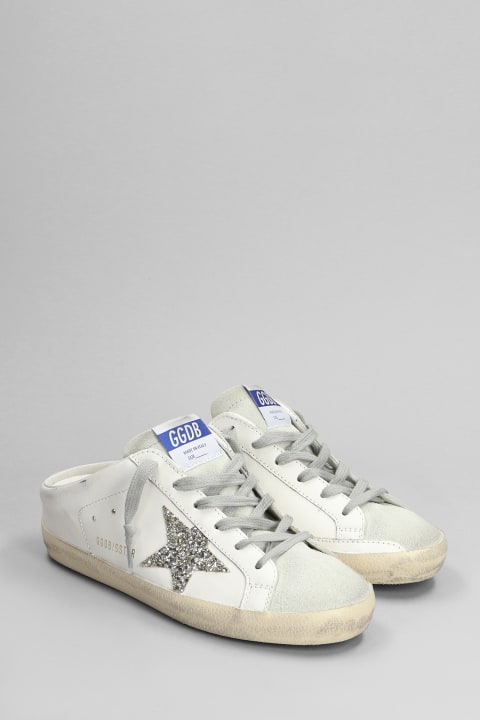 Golden Goose Shoes for Women Golden Goose Superstar Sneakers In White Suede And Leather