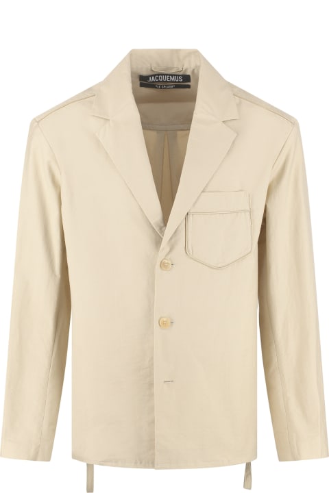 Pacalo Button-front Cotton Jacket