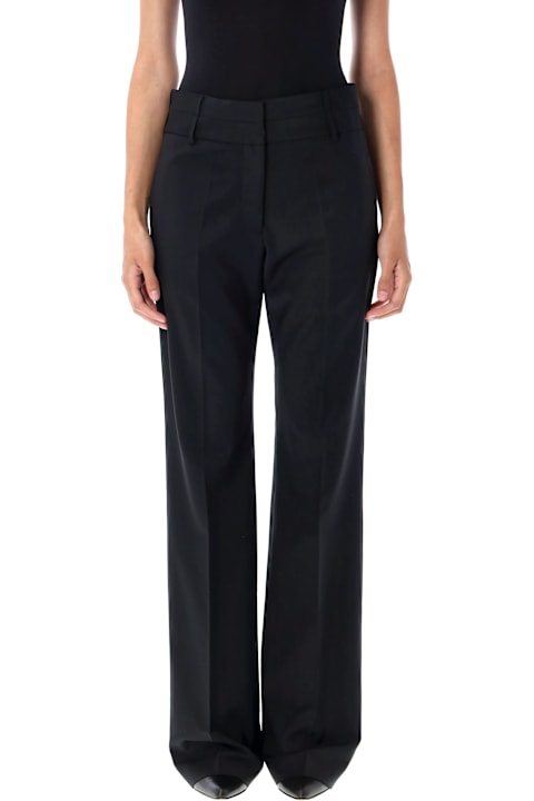 REMAIN Birger Christensen سراويل طويلة وقصيرة لـ السيدات REMAIN Birger Christensen Double Waistband Pants