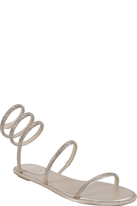 René Caovilla Cleo Flat Sandals