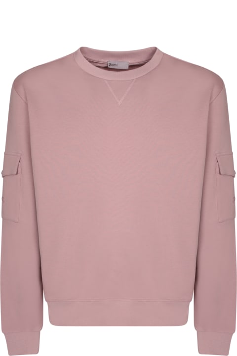 Herno Fleeces & Tracksuits for Men Herno Resort Pink Sweatshirt