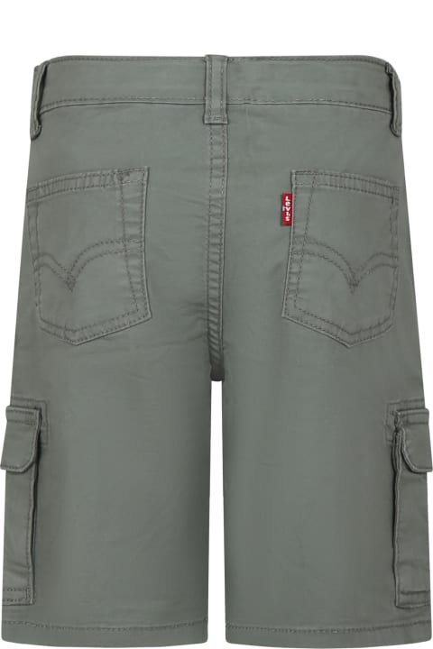 Levi's Bottoms for Boys Levi's Green Casual Shorts For Boy