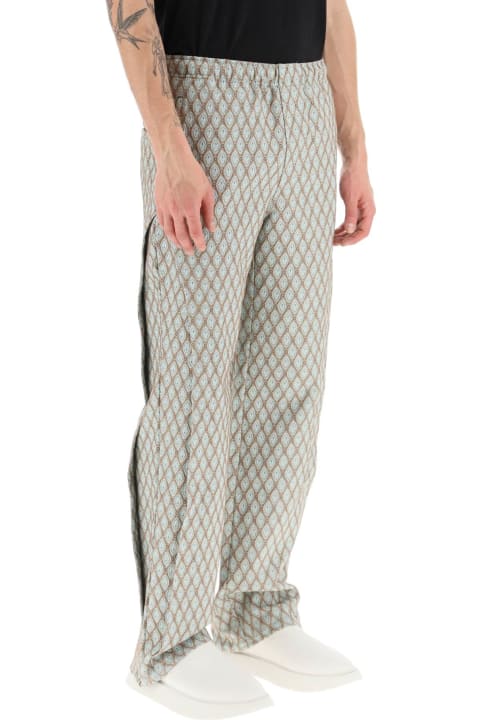 Andersson Bell Pants for Men Andersson Bell Geometric Jacquard Pants With Side Opening