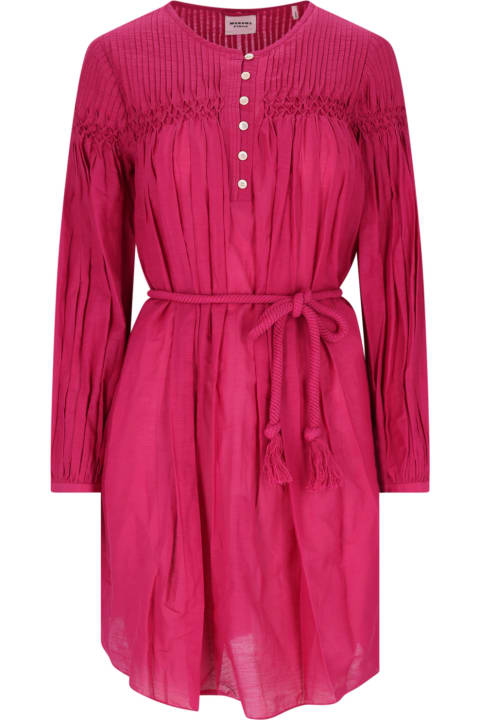Homeware Marant Étoile Pleat Detailed Midi Dress