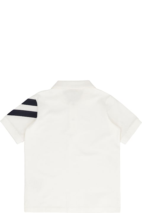 Topwear for Boys Moncler Cotton Piqué Polo Shirt