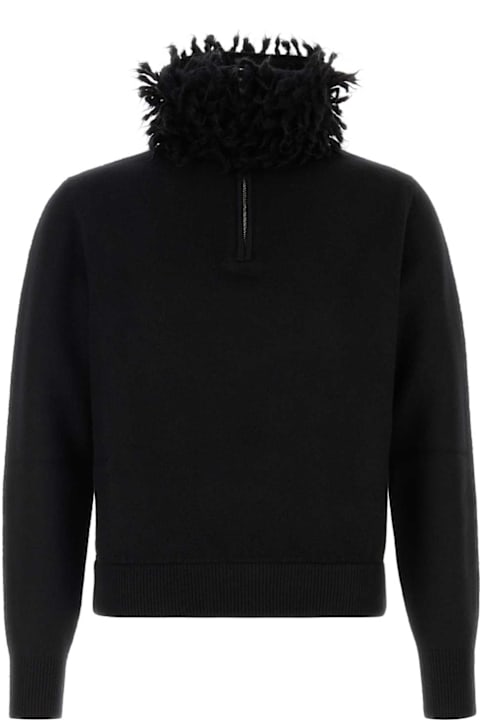Homeware Alexander McQueen Black Wool Blend Sweater