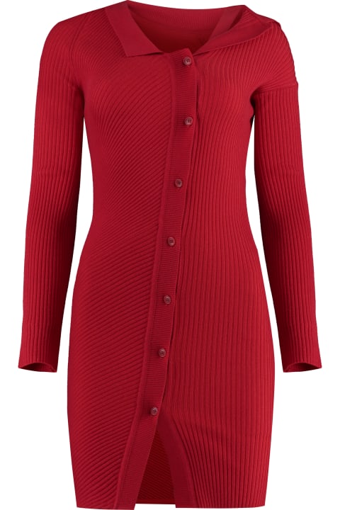 Jacquemus Sweaters for Women Jacquemus Le Robe Maille Colin Knitted Dress