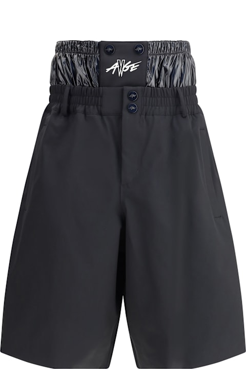 Moncler Genius for Kids Moncler Genius Double-layer Bermuda By Moncler X A$ap Rocky