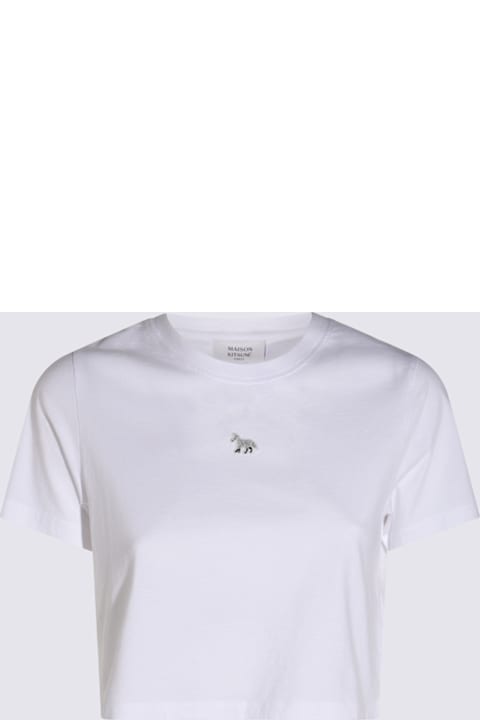 Maison Kitsuné Clothing for Women Maison Kitsuné White Cotton T-shirt