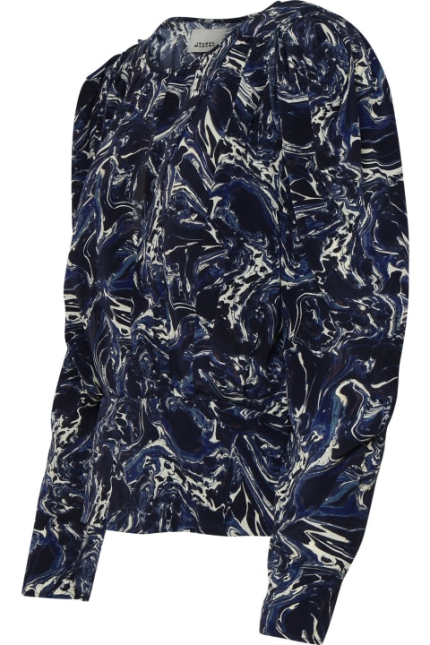 Isabel Marant Topwear for Women Isabel Marant 'zarga' Blue Silk Blouse