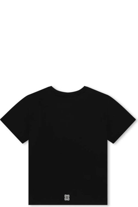T-Shirts & Polo Shirts for Boys Givenchy Black Givenchy 4g T-shirt