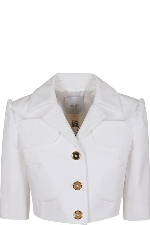 Patou Coats & Jackets for Women Patou Short Sleeves Cotton Jacket