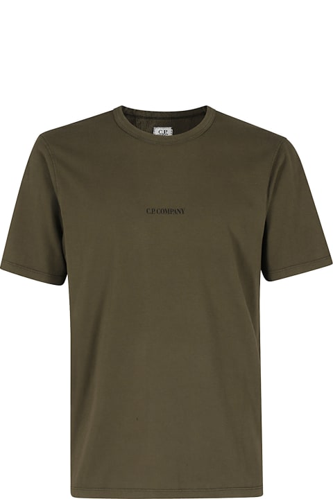 メンズ C.P. Companyのトップス C.P. Company Gamrent Dyed Logo Tshirt