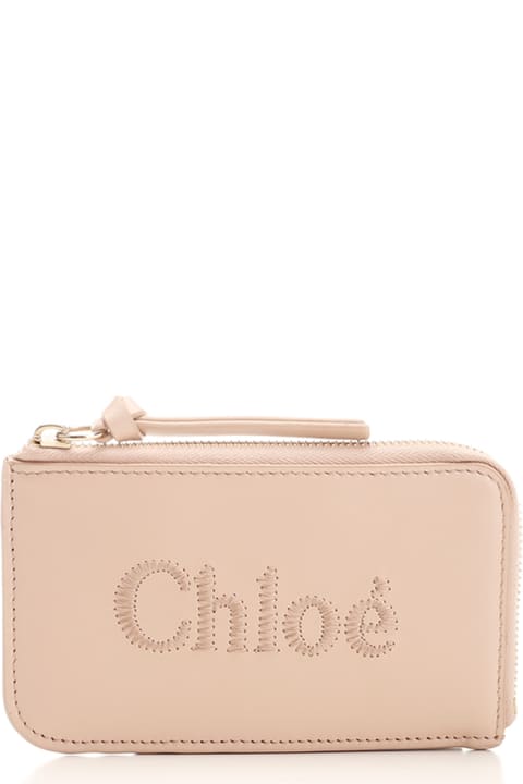 Wallets for Women Chloé Zipped Card Holder