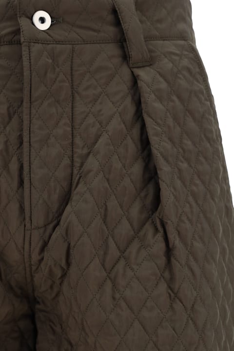 Burberry Army Green Nylon Pant | italist