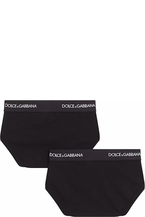 Underwear for Boys Dolce & Gabbana Set Di 2 Slip